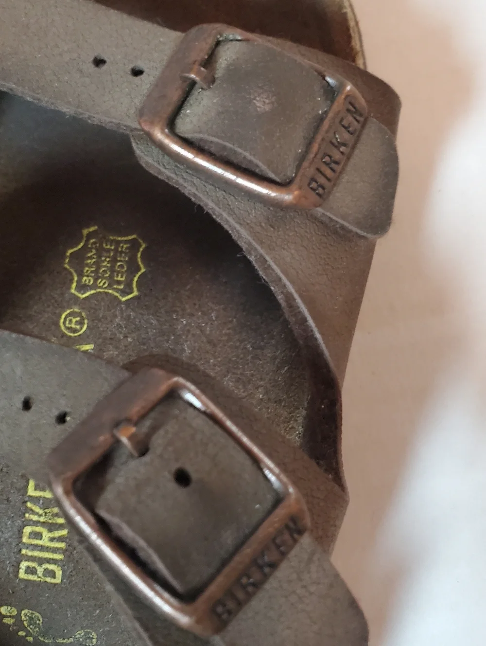 Birkenstock Roma Kids Slingback Sandals, Mocha, size 32 kids, Adjustable buckle